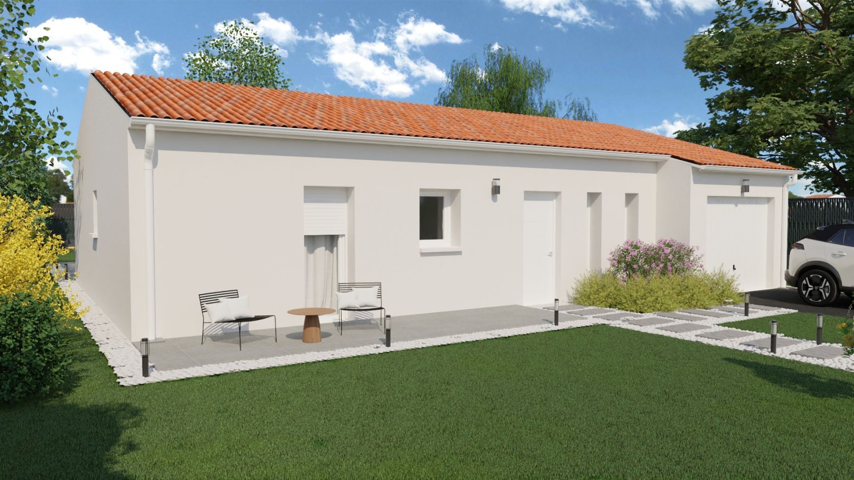 Très belle maison à construire de 64.12m2 à SAINT-VAIZE