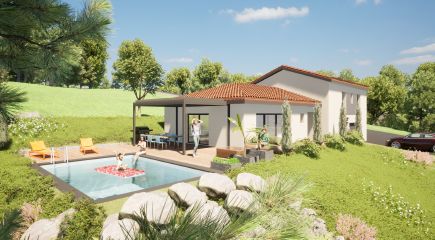 Charmante maison individuelle en vente à MARCOUX (42130)