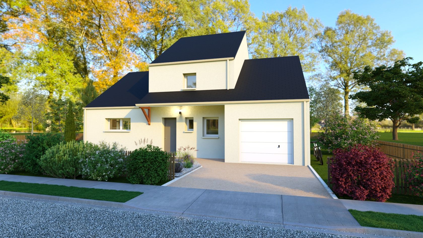 Agréable maison à construire de 101.97m2 en vente à JOUE-SUR-ERDRE (44440)