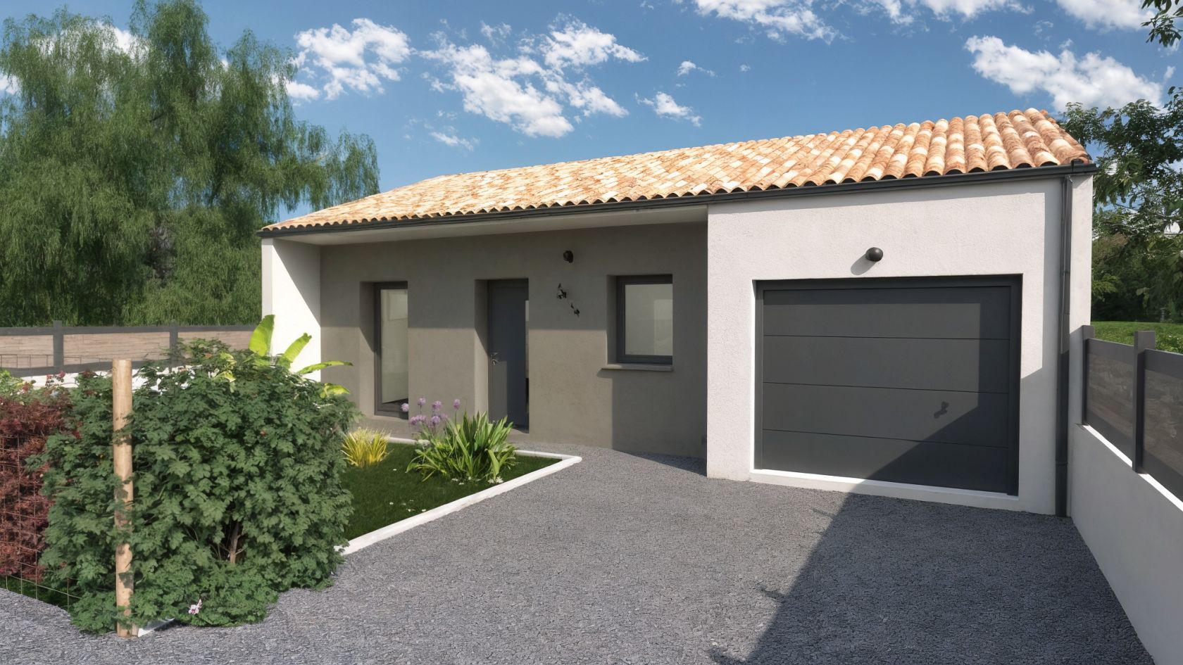 Ravissante maison à vendre de 86m2 à LE LOROUX-BOTTEREAU (44430)