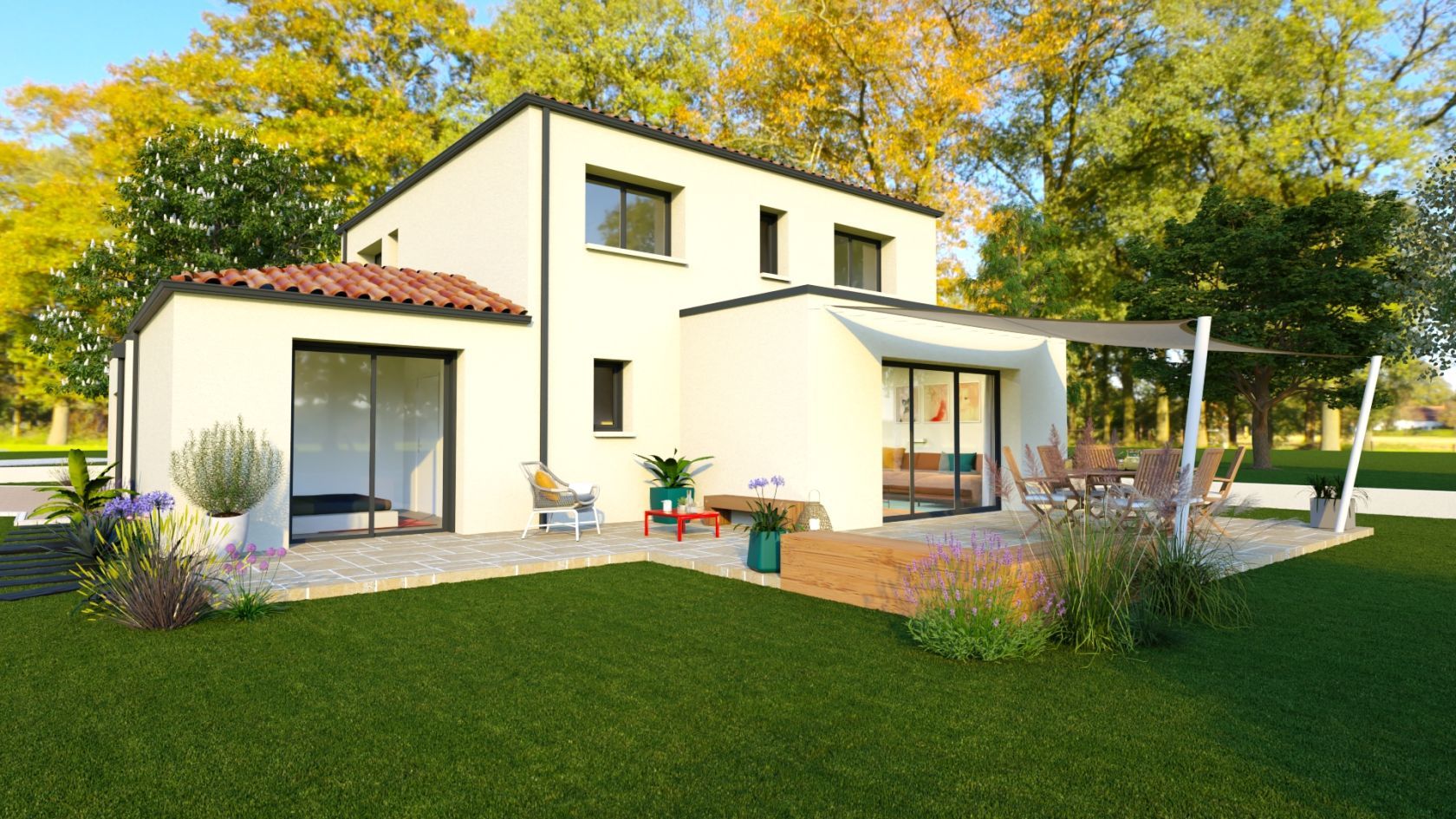 maison à construire de 135m2 à BOUAYE (44830)