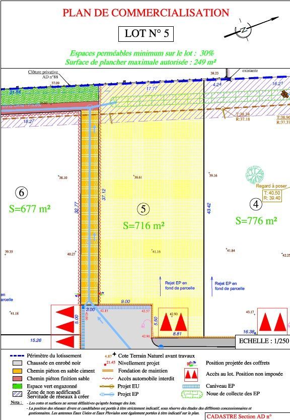 Acheter un terrain à vendre viabilisé à LA CHAPELLE-PALLUAU (85670)