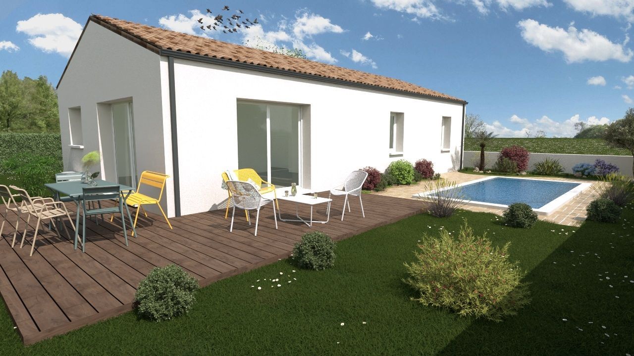 Ravissante maison à construire de 80m2 en vente à LONGEVILLE-SUR-MER
