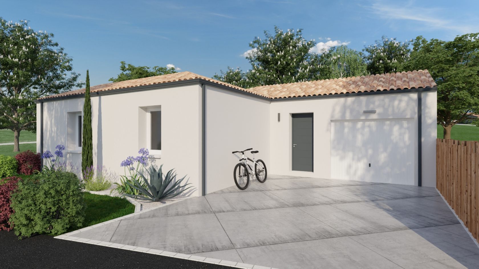 maison à vendre de 62.57m2 à GIVRAND (85800)