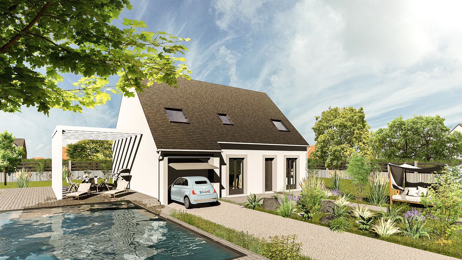 maison de 121.13m2 à BOULLAY-LES-TROUX (91470)