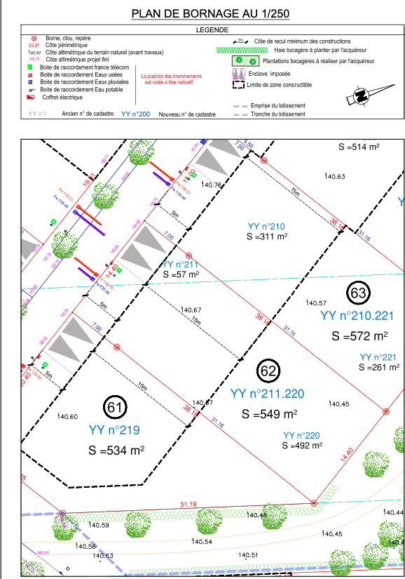 terrain à batir en vente à VOVES (28150)