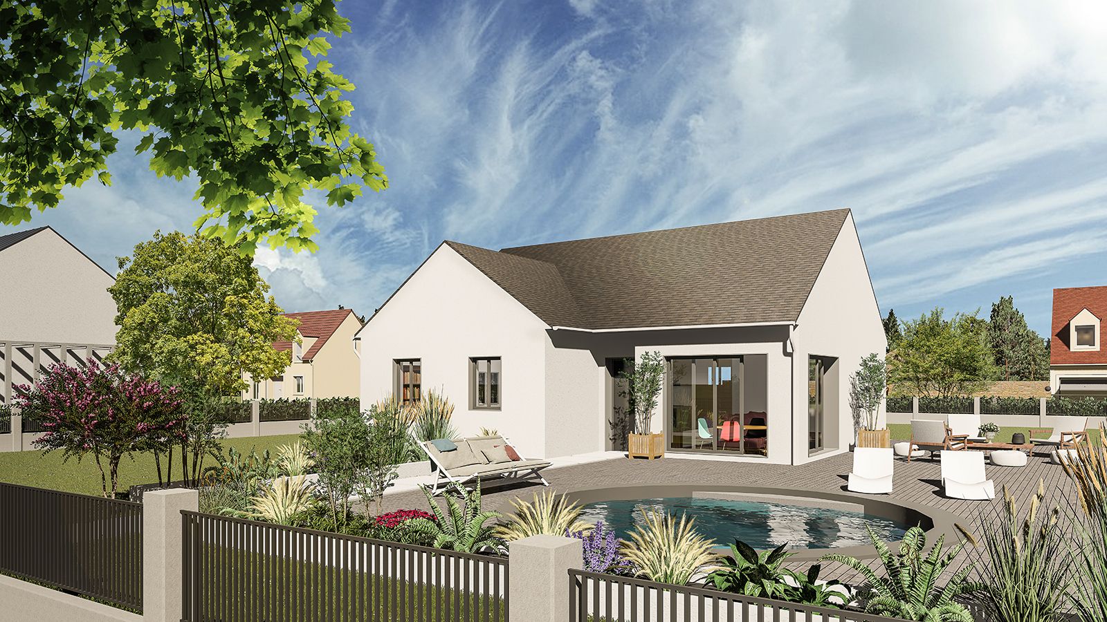 Sublime maison à construire en vente à PIERRE-LEVEE (77580)