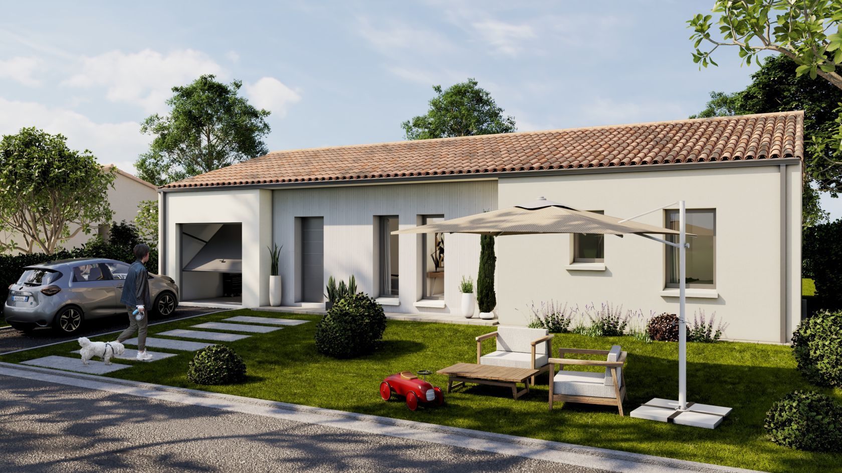 Agréable maison individuelle disponible à POMPAIRE (79200)