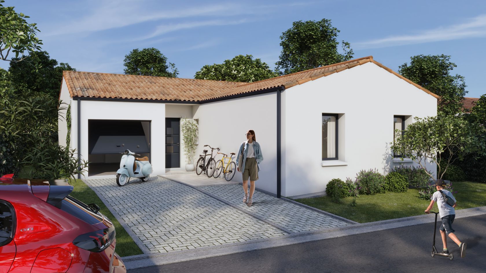 Ravissante maison à construire de 93.56m2 à LA FERRIERE-EN-PARTHENAY (79390)