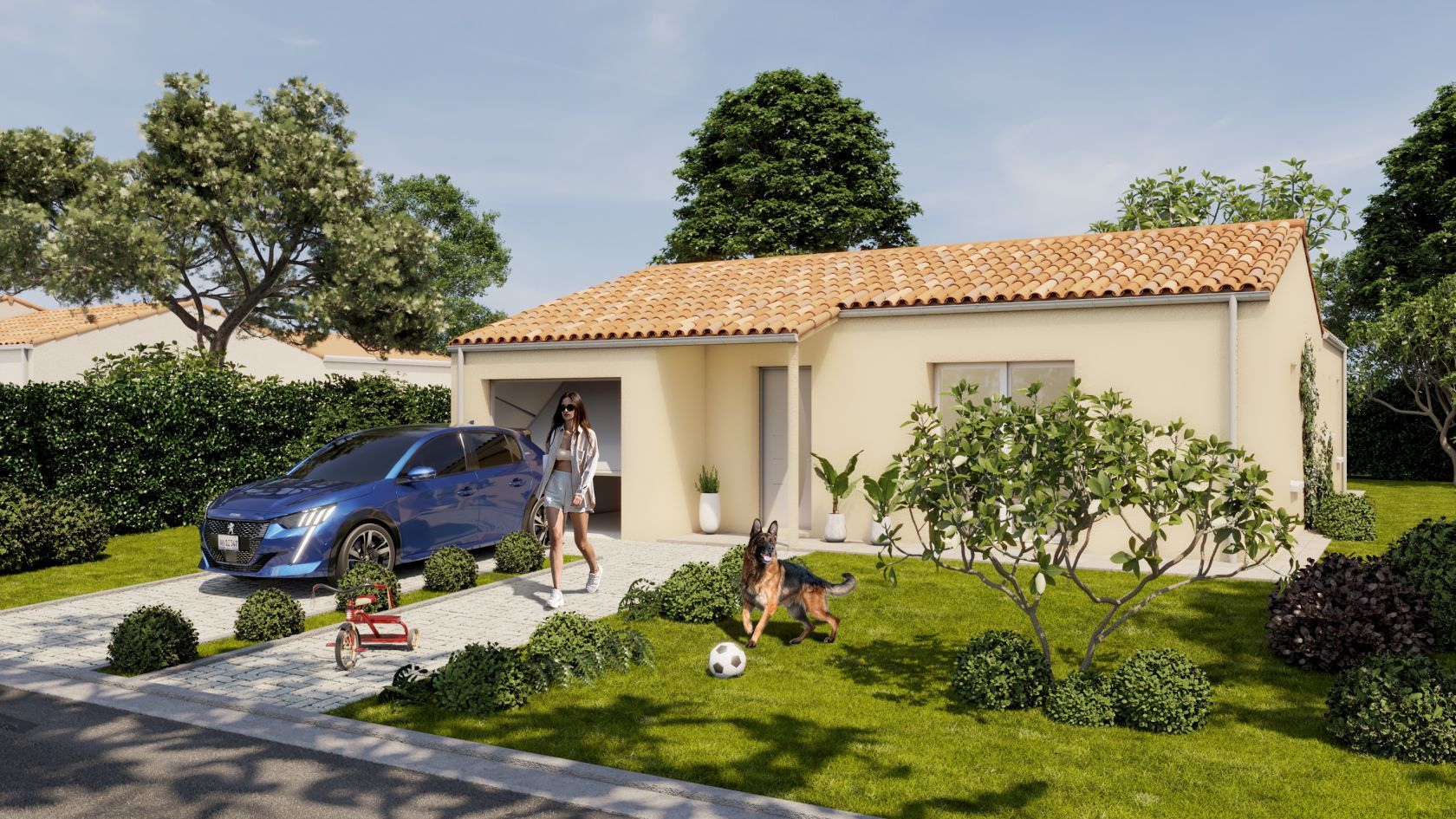 maison individuelle de 87.18m2 à LA CHATAIGNERAIE