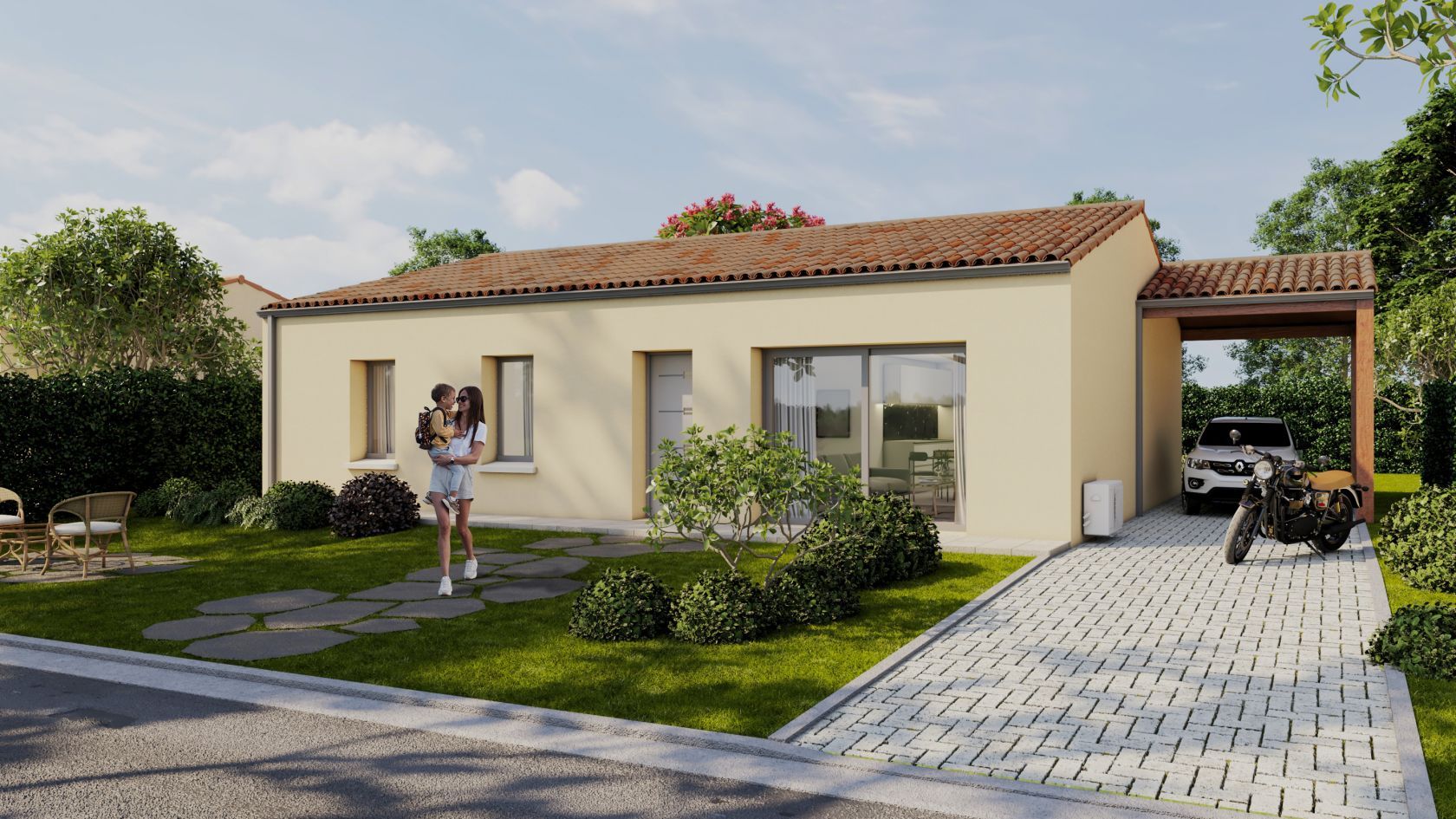 Belle maison à vendre de 93m2 disponible à CELLE-LEVESCAULT (86600)