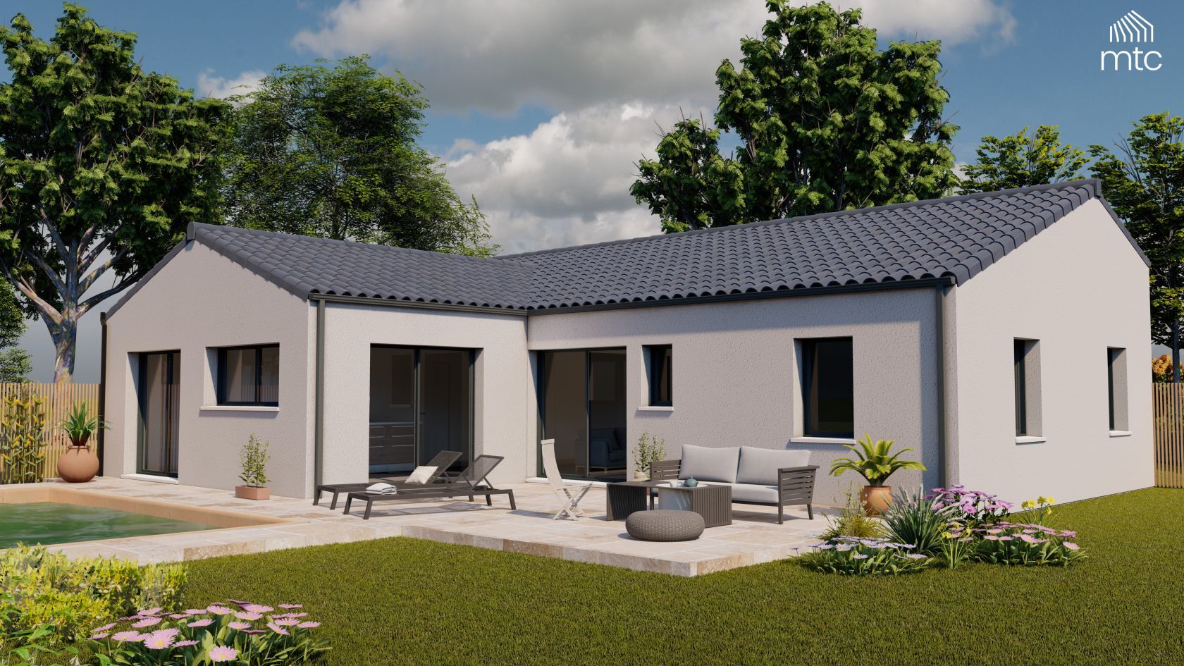 Agréable maison à vendre à BECON-LES-GRANITS (49370)