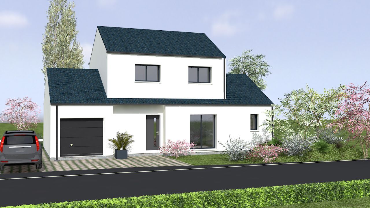 Belle maison à construire de 99.18m2 en vente à LA CHAPELLE-SAINT-FLORENT (49410)