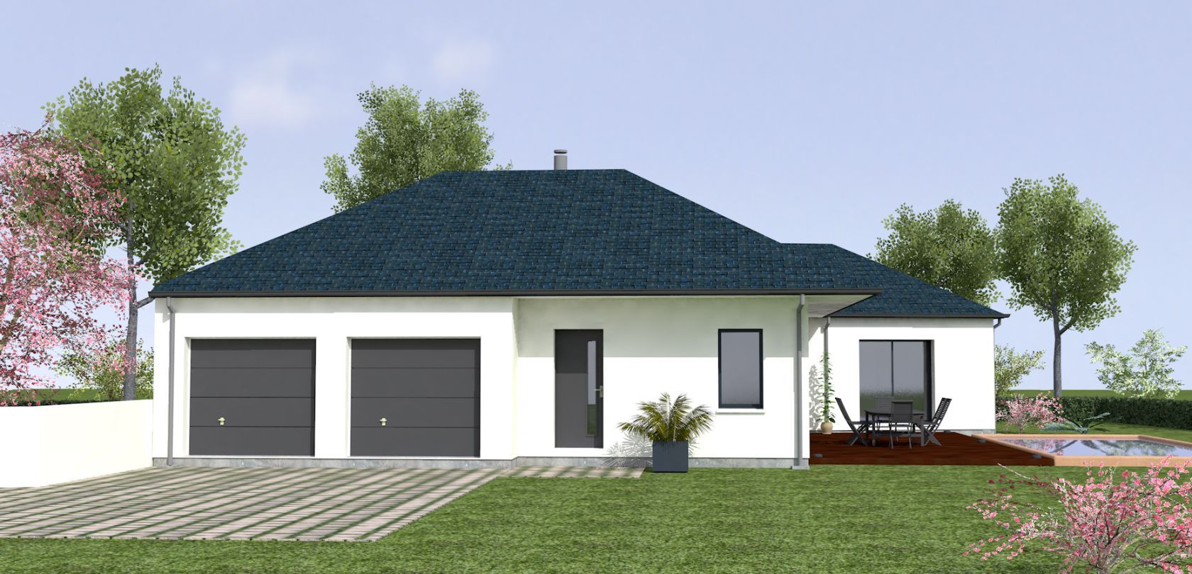 Ravissante maison individuelle de 106m2 en vente à SAINT-GEORGES-SUR-LAYON