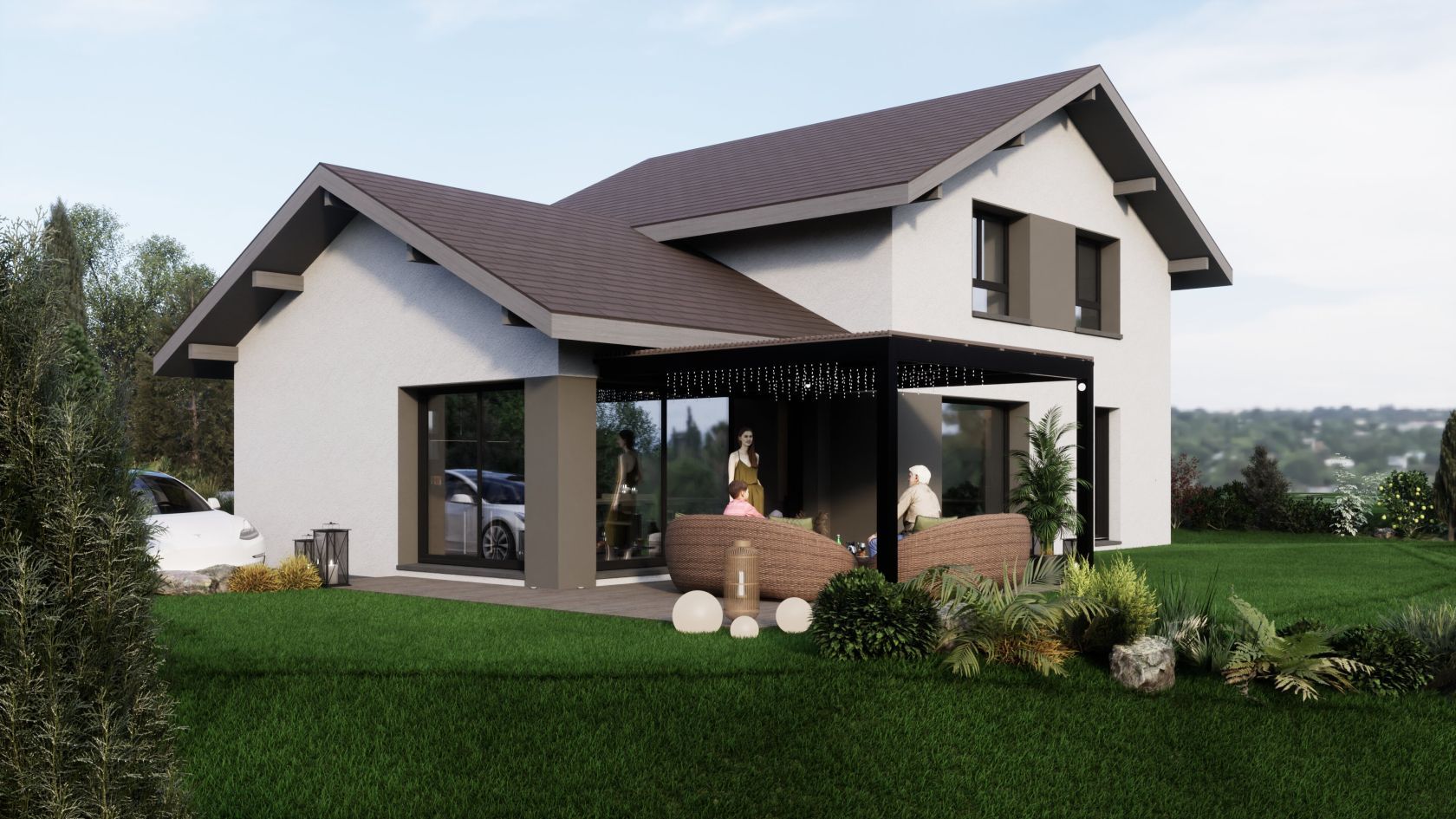 Agréable maison à construire de 142m2 à NAVES-PARMELAN (74370)