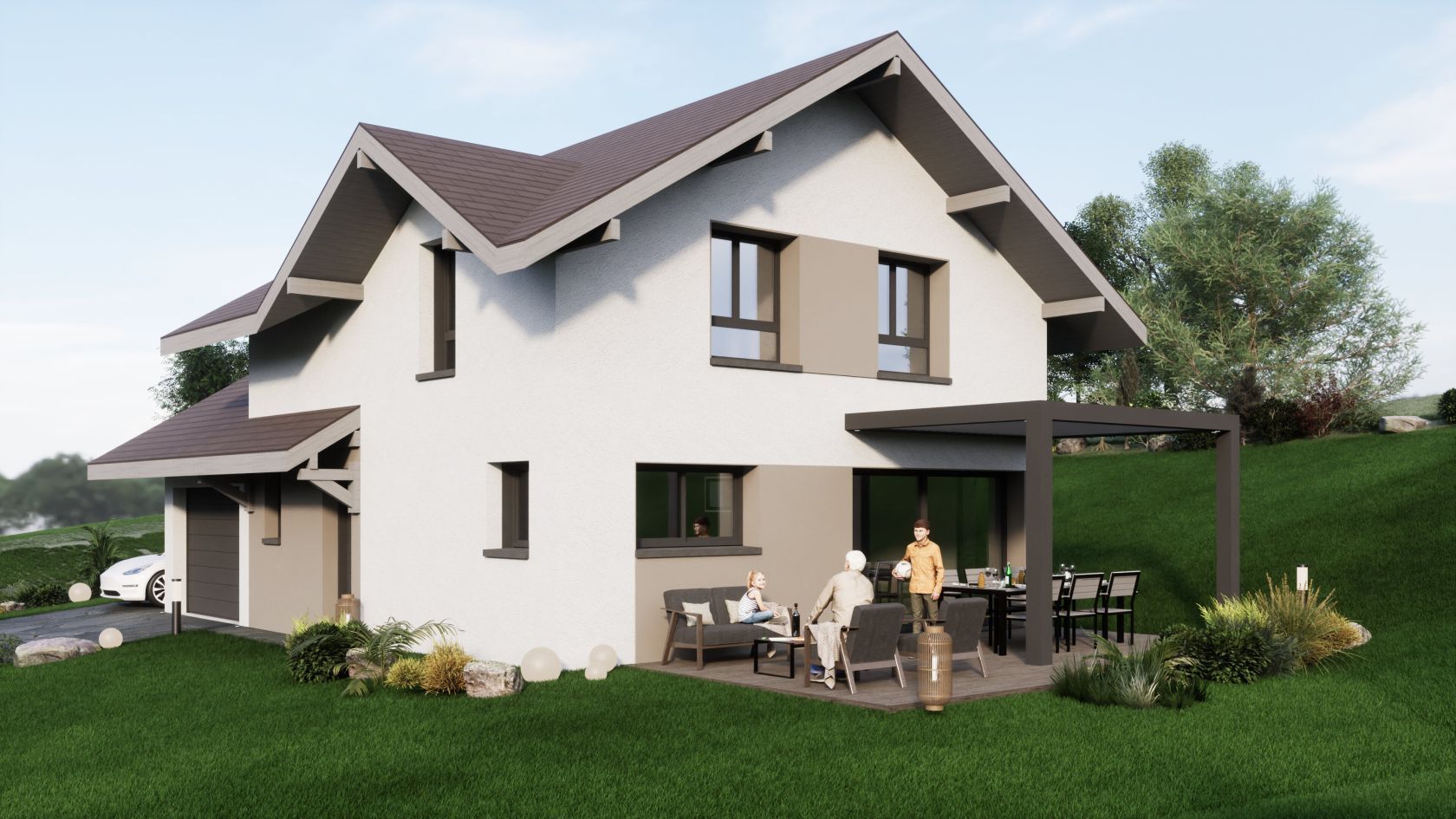 Agréable maison à construire de 110m2 à CORNIER