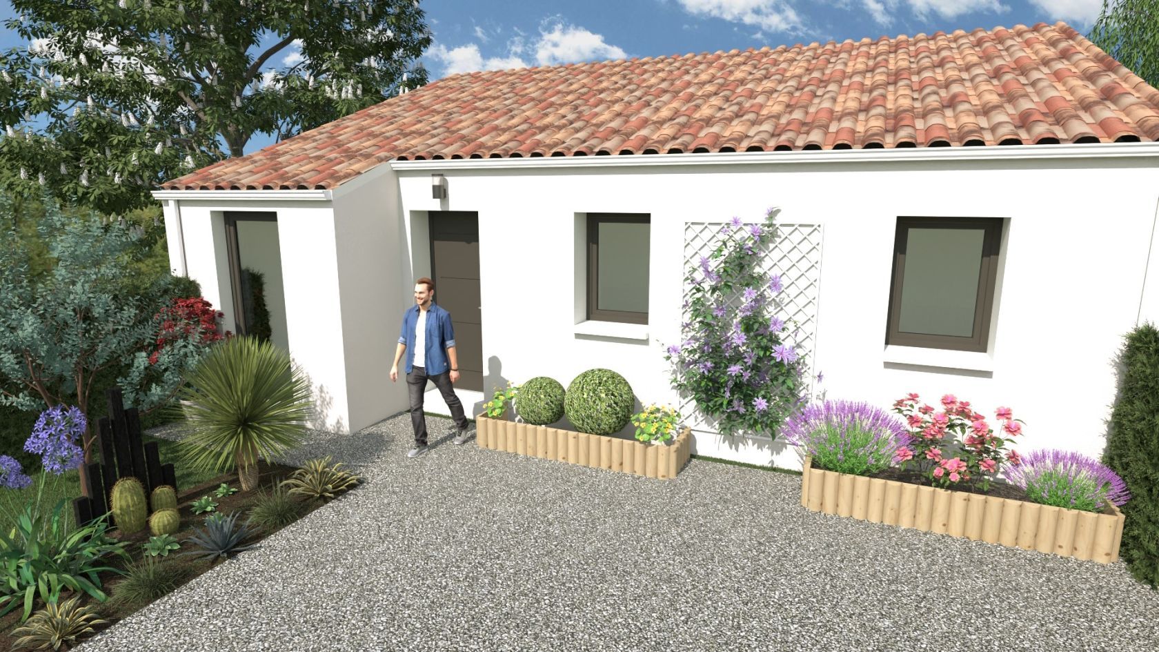 maison à vendre de 73.85m2 à MONTBERT