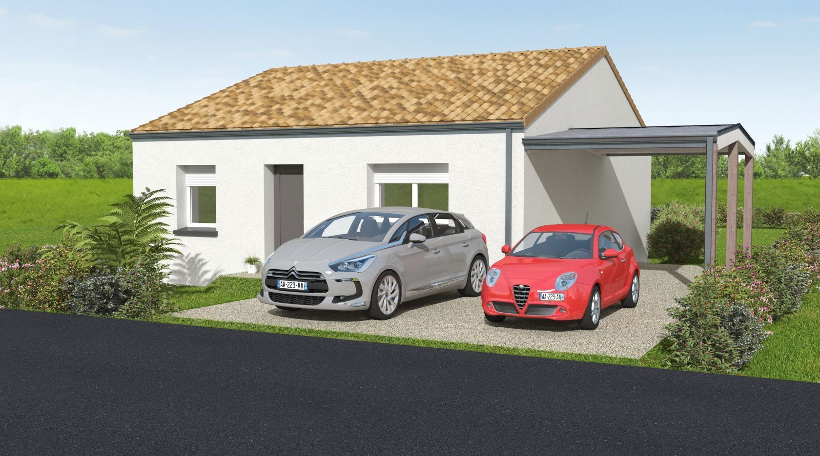 Jolie maison à vendre de 68.76m2 disponible à MONTBERT