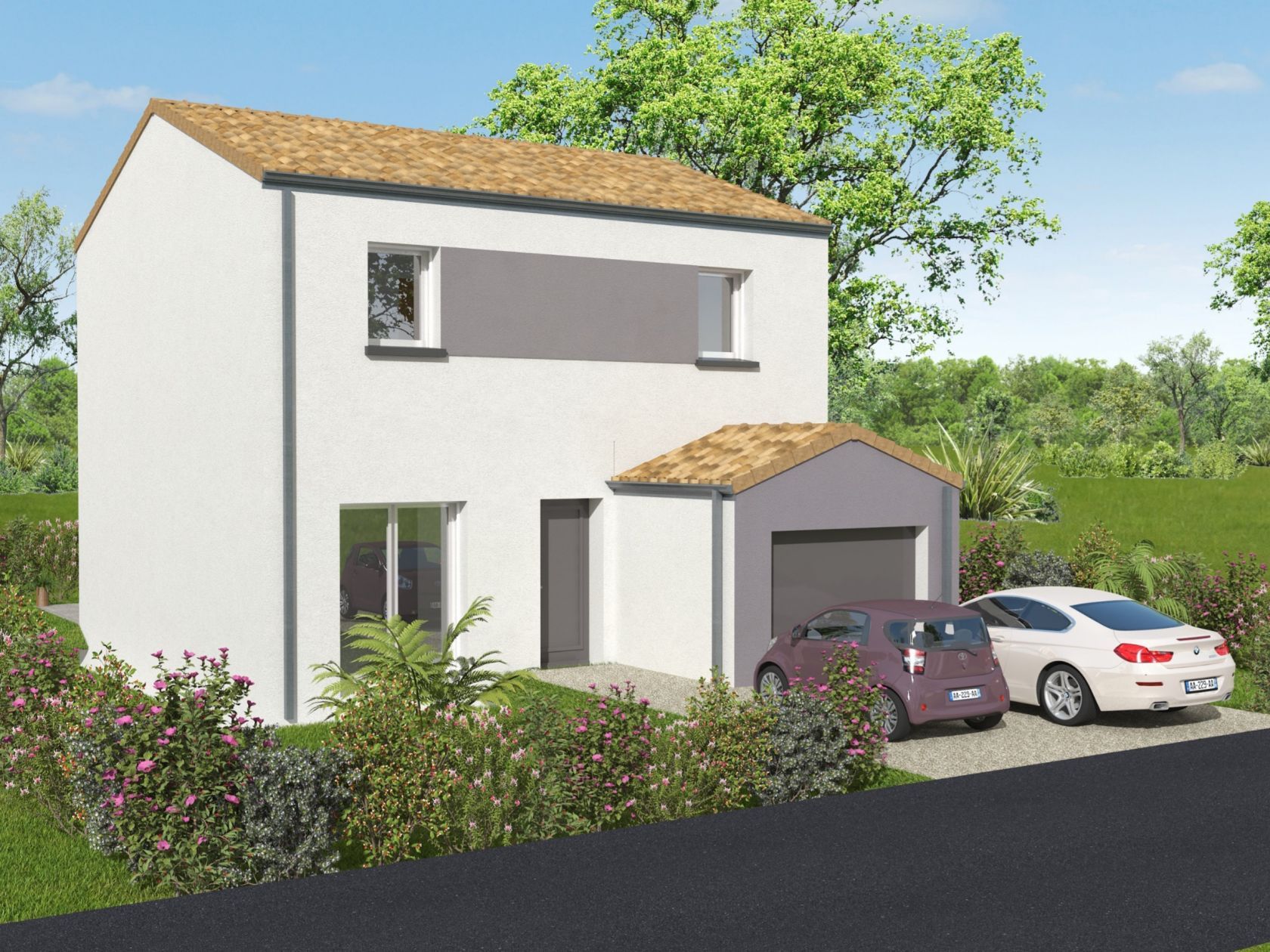 Acheter une maison à construire de 88.01m2 disponible à HAUTE-GOULAINE (44115)