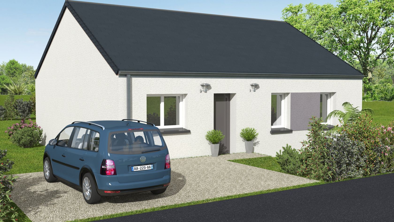 Jolie maison individuelle de 75.2m2 à LE CELLIER (44850)