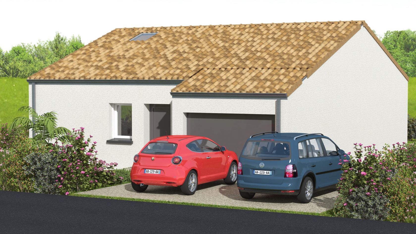 Charmante maison à construire de 75.74m2 à LA MONTAGNE (44620)