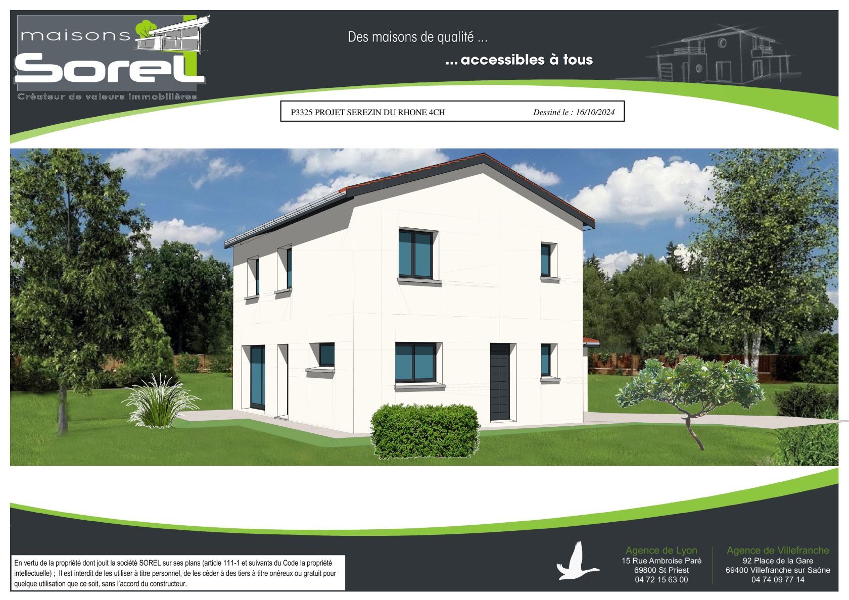 maison individuelle en vente à SEREZIN-DU-RHONE