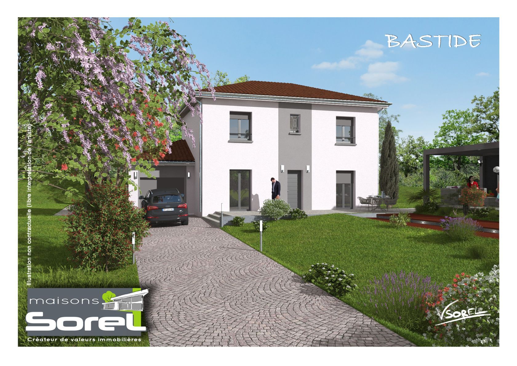 Sublime maison à construire de 118.11m2 en vente à MIRIBEL (01700)