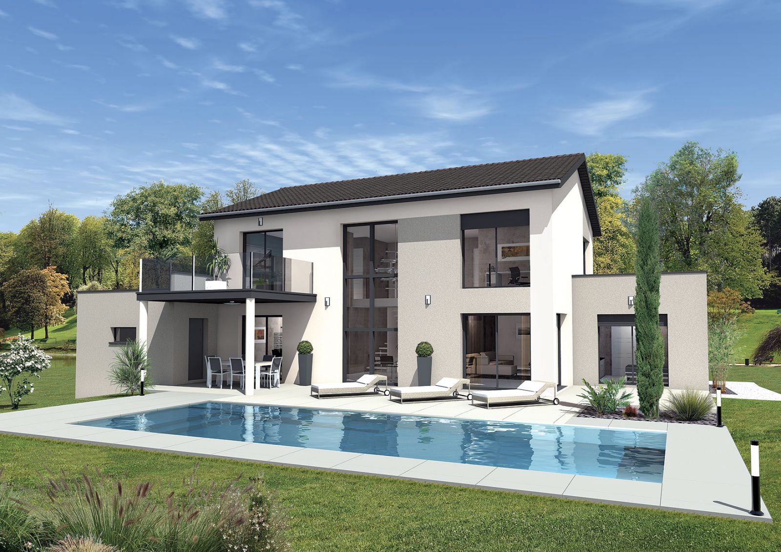 maison à construire de 122m2 à IRIGNY