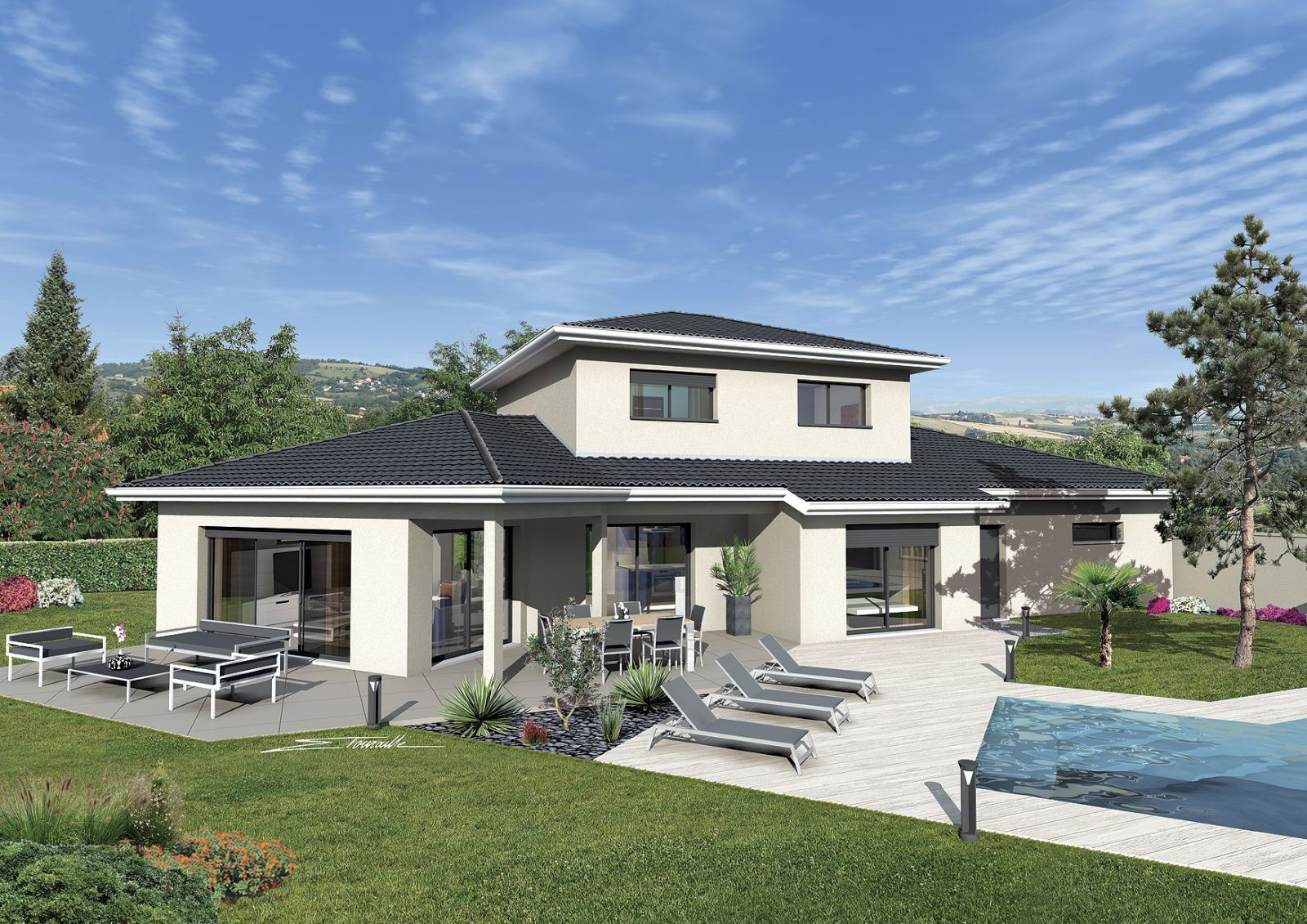Superbe maison à vendre de 130m2 en vente à REYRIEUX (01600)