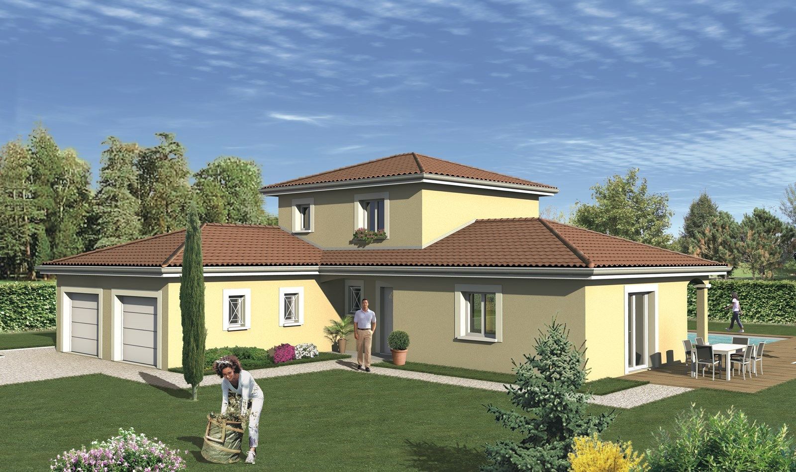 Jolie maison à vendre de 115m2 disponible à BELLEVILLE (69220)