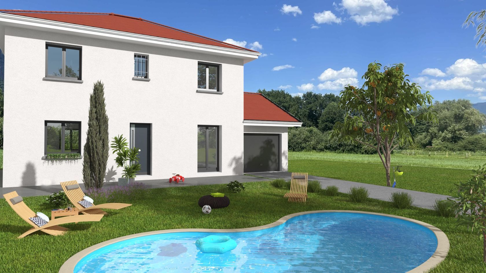 Sublime maison individuelle de 117m2 disponible à QUAIX-EN-CHARTREUSE