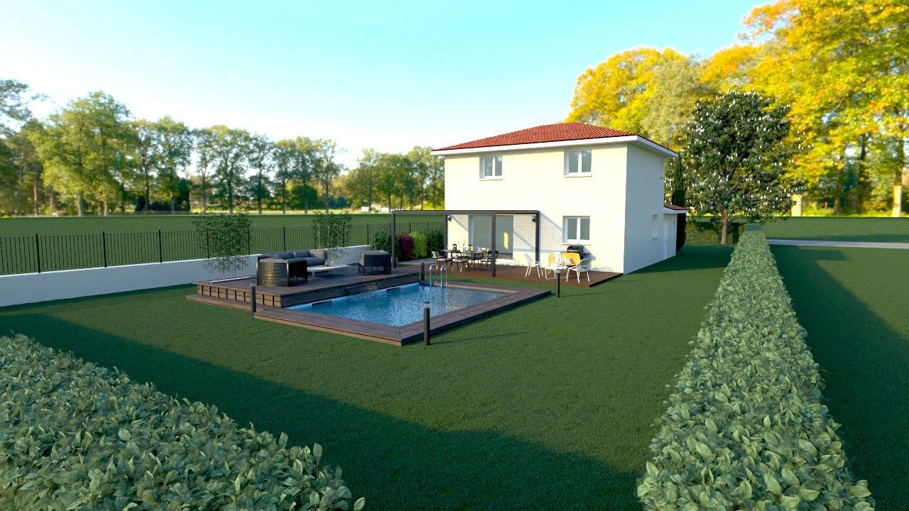 Charmante maison à construire de 90m2 à LAGNIEU (01150)