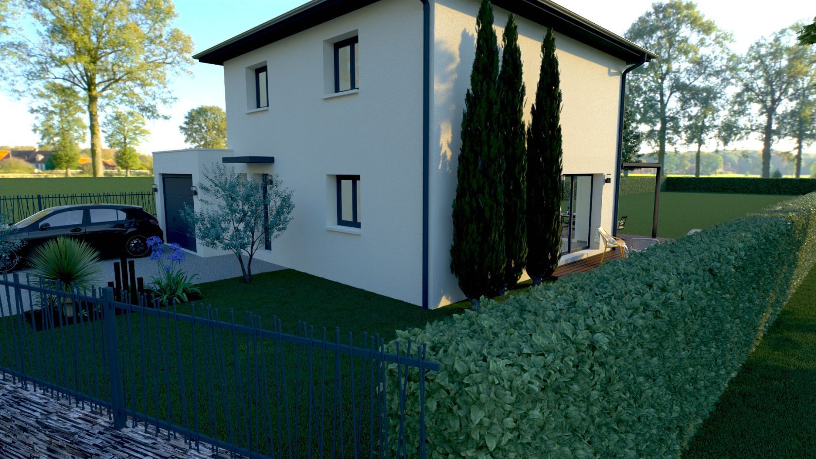 maison à construire de 100m2 à GENAS (69740)