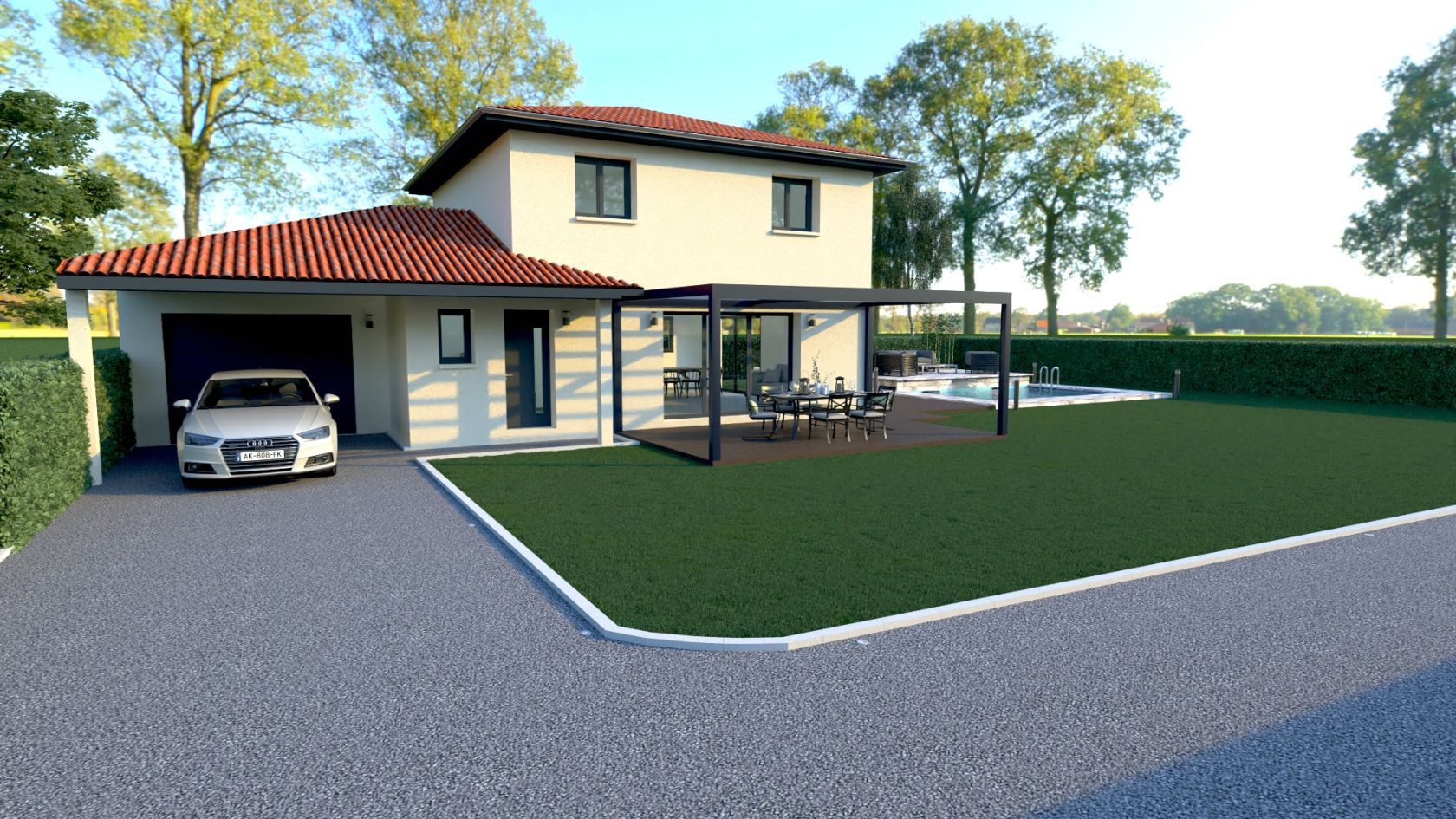 Jolie maison individuelle de 110m2 disponible à REYRIEUX (01600)