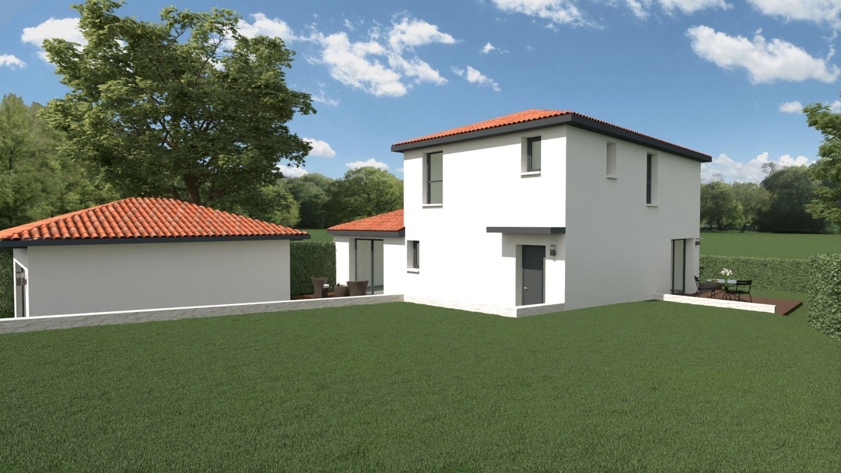 Sublime maison à construire de 128m2 à VAUGNERAY