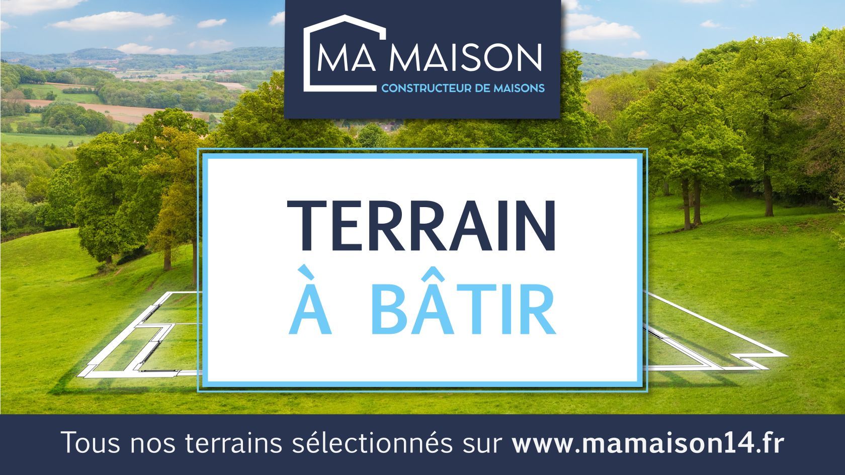 Ravissant terrain à vendre de 303m2 à BAVENT (14860)