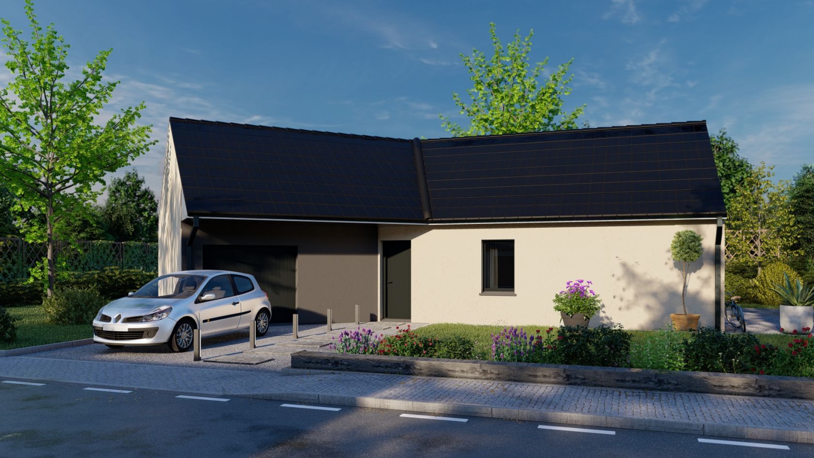 maison à construire de 83.88m2 disponible à NOTRE-DAME-D'OE (37390)