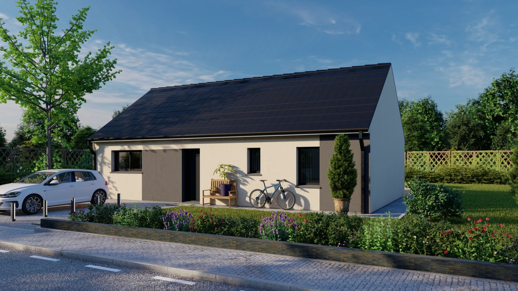Agréable maison de 85.77m2 à RIVARENNES