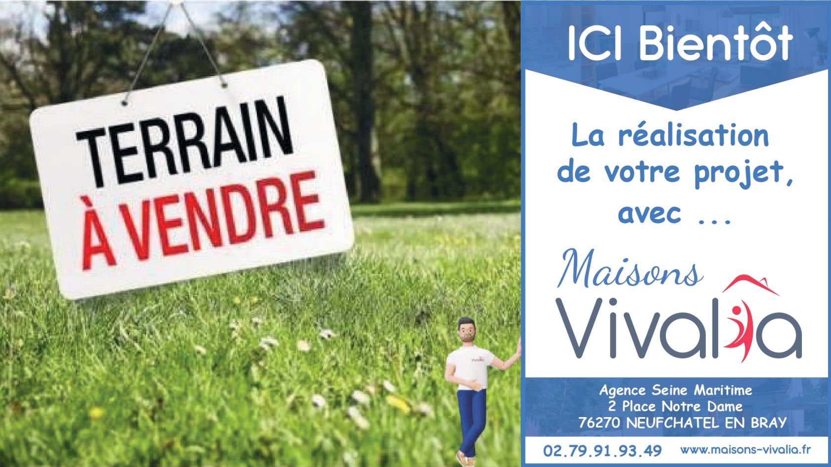 Magnifique terrain viabilisé disponible à LE BOCASSE (76690)