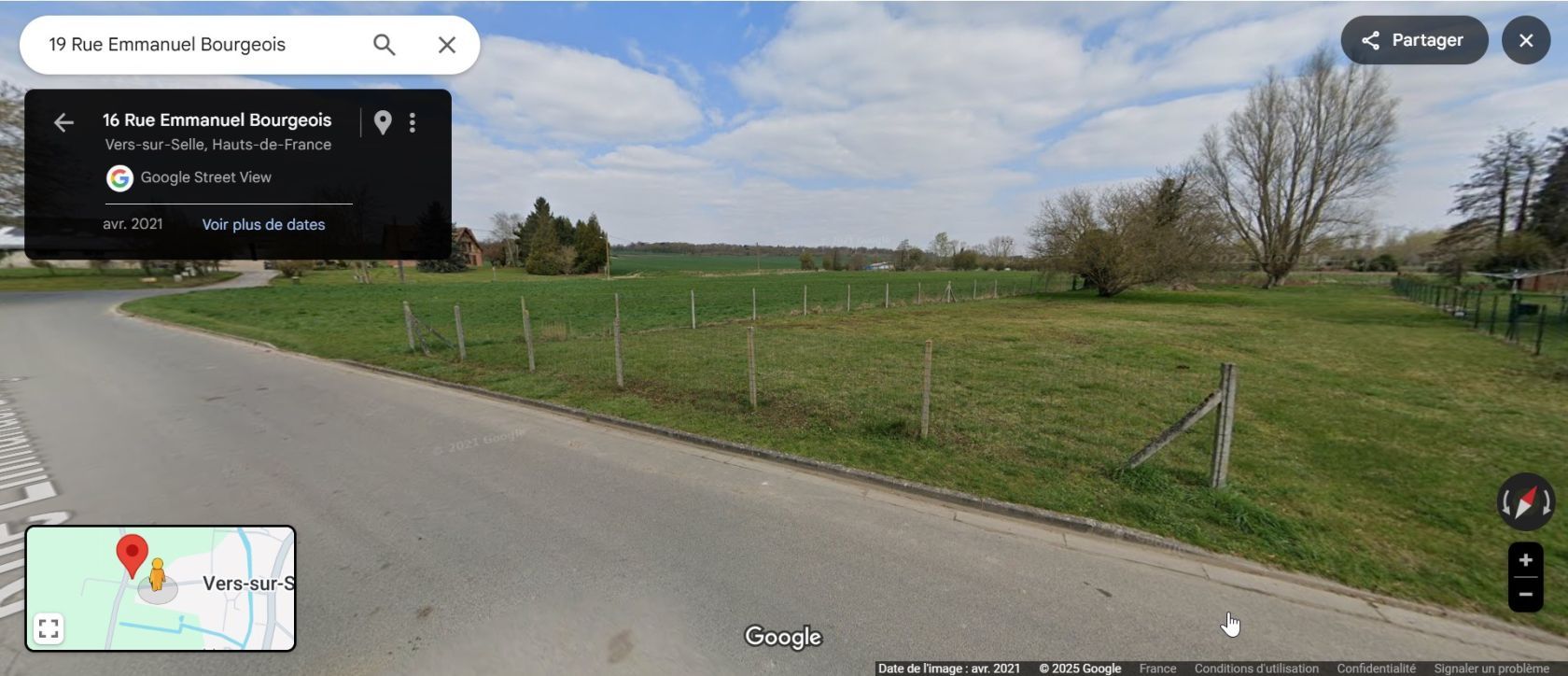 Ravissant terrain à batir de 1506m2 à VERS-SUR-SELLES