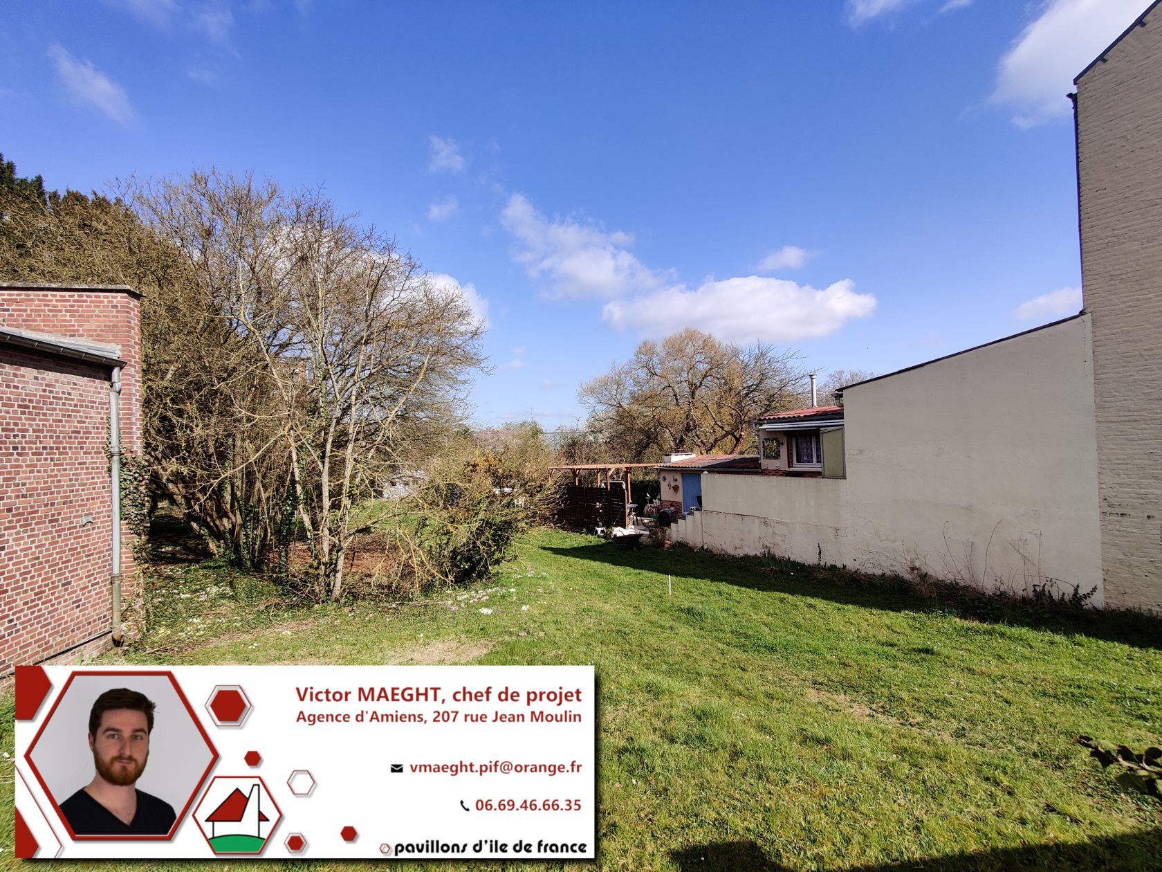 Ravissant terrain à batir de 595m2 en vente à AMIENS (80000)