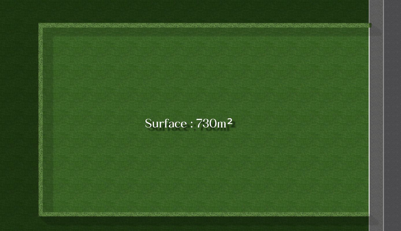 terrain constructible viabilisé de 730m2 disponible à LAUCOURT