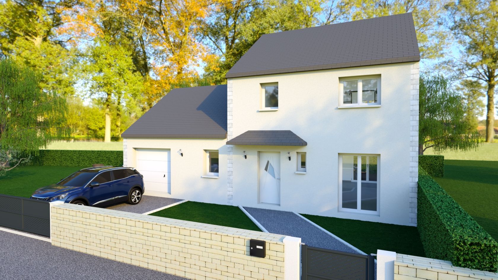 terrain à vendre viabilisé disponible à CLERMONT (60600)