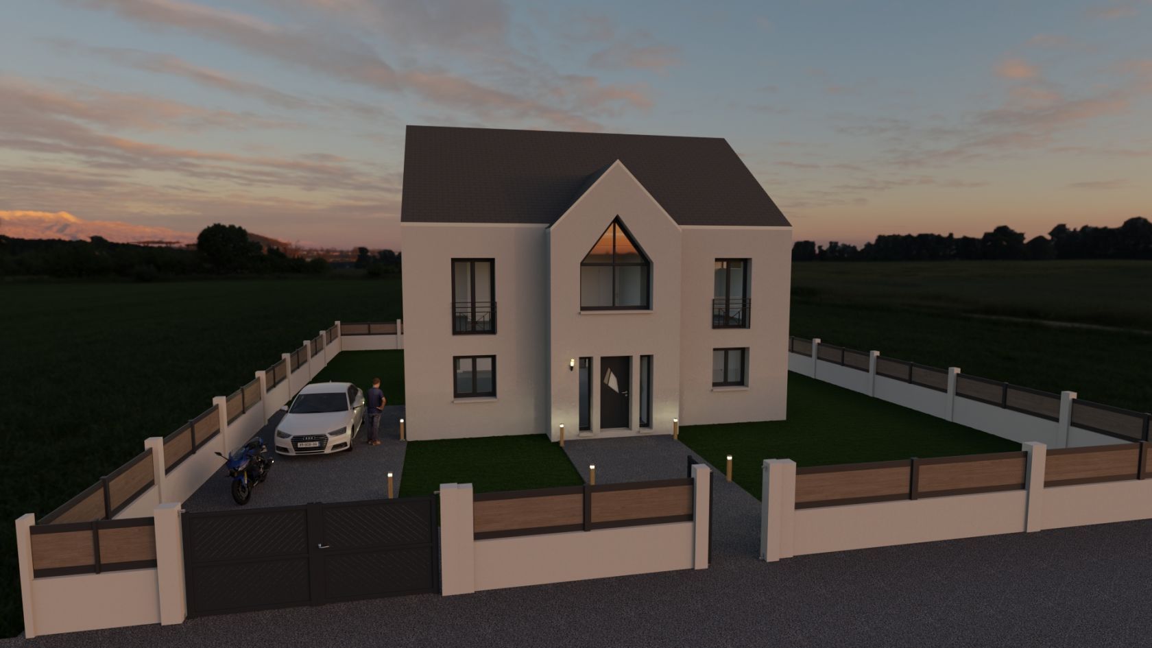 maison à construire de 110m2 en vente à MERIEL (95630)
