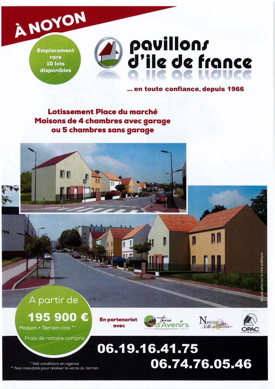 terrain à construire disponible à NOYON
