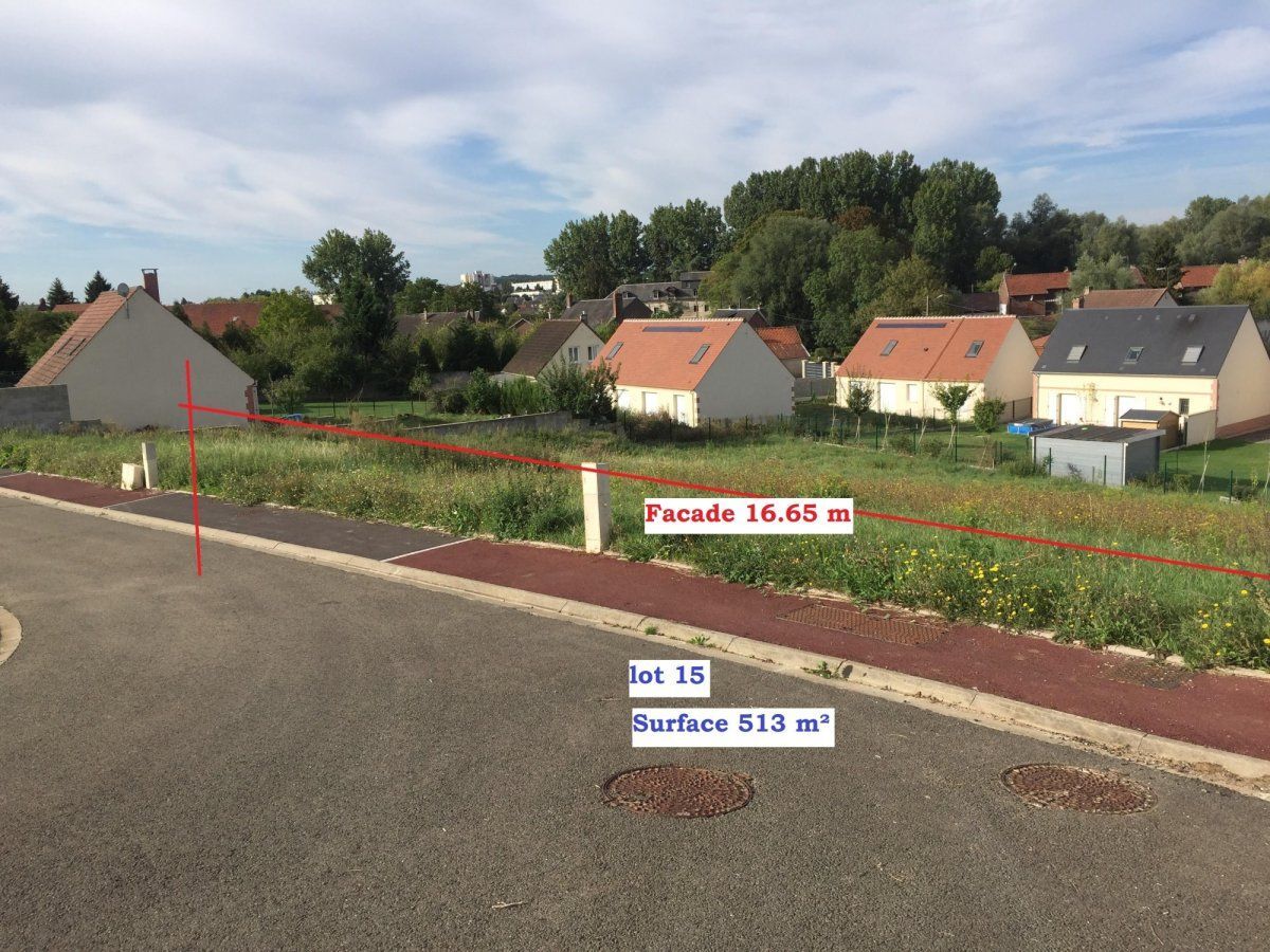 Ravissant terrain à vendre de 513m2 en vente à NOYON (60400)