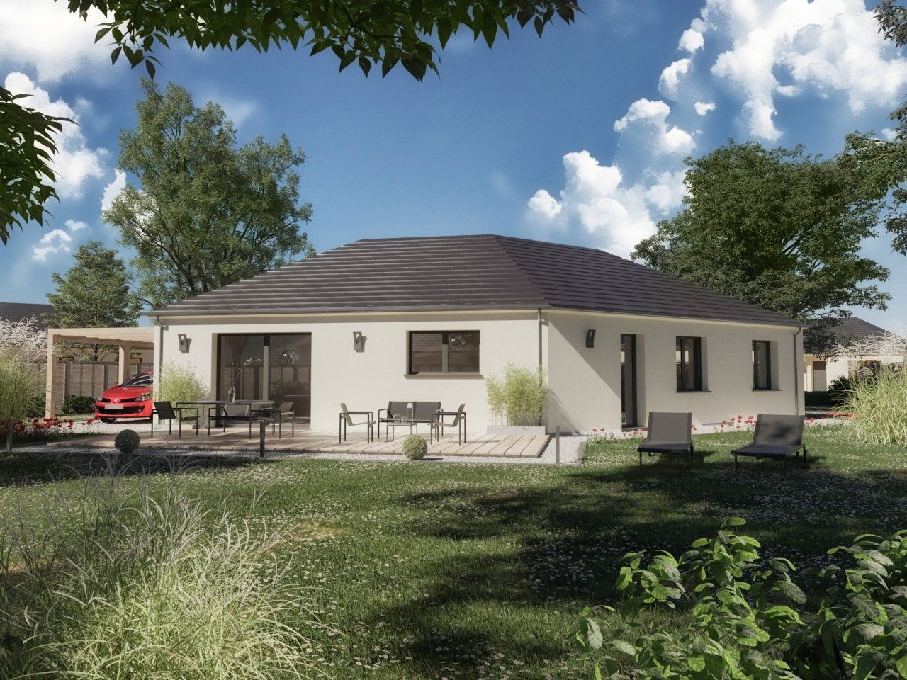 Belle maison à vendre de 108m2 disponible à PUISEUX-LE-HAUBERGER