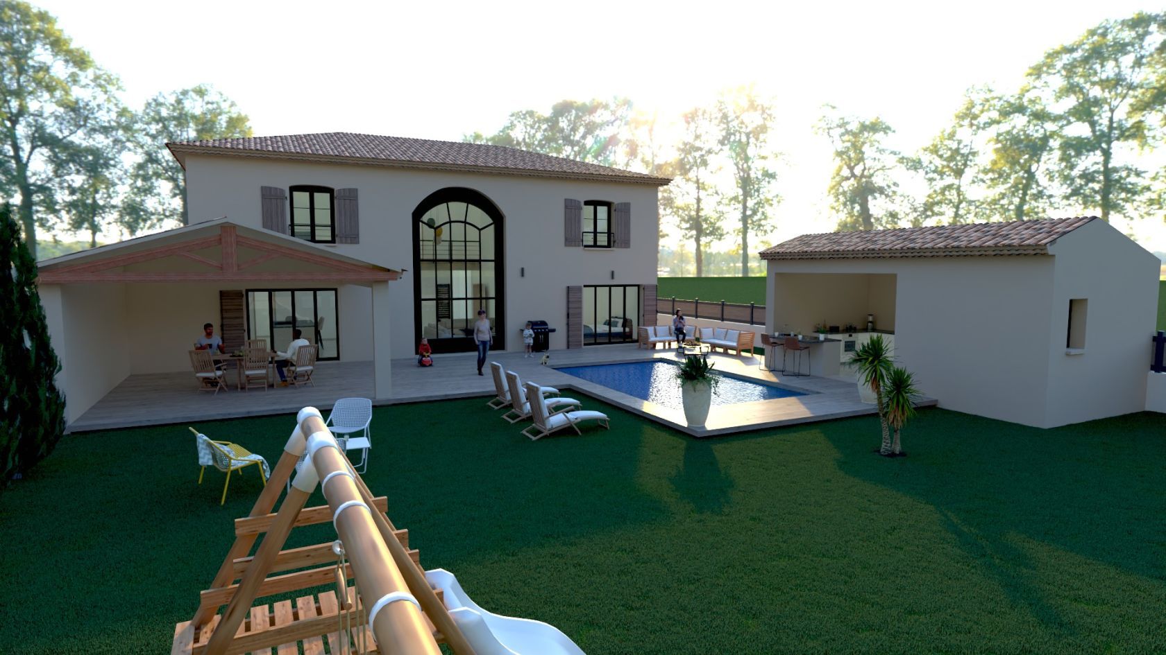 Agréable maison à construire de 200m2 à AIX-EN-PROVENCE