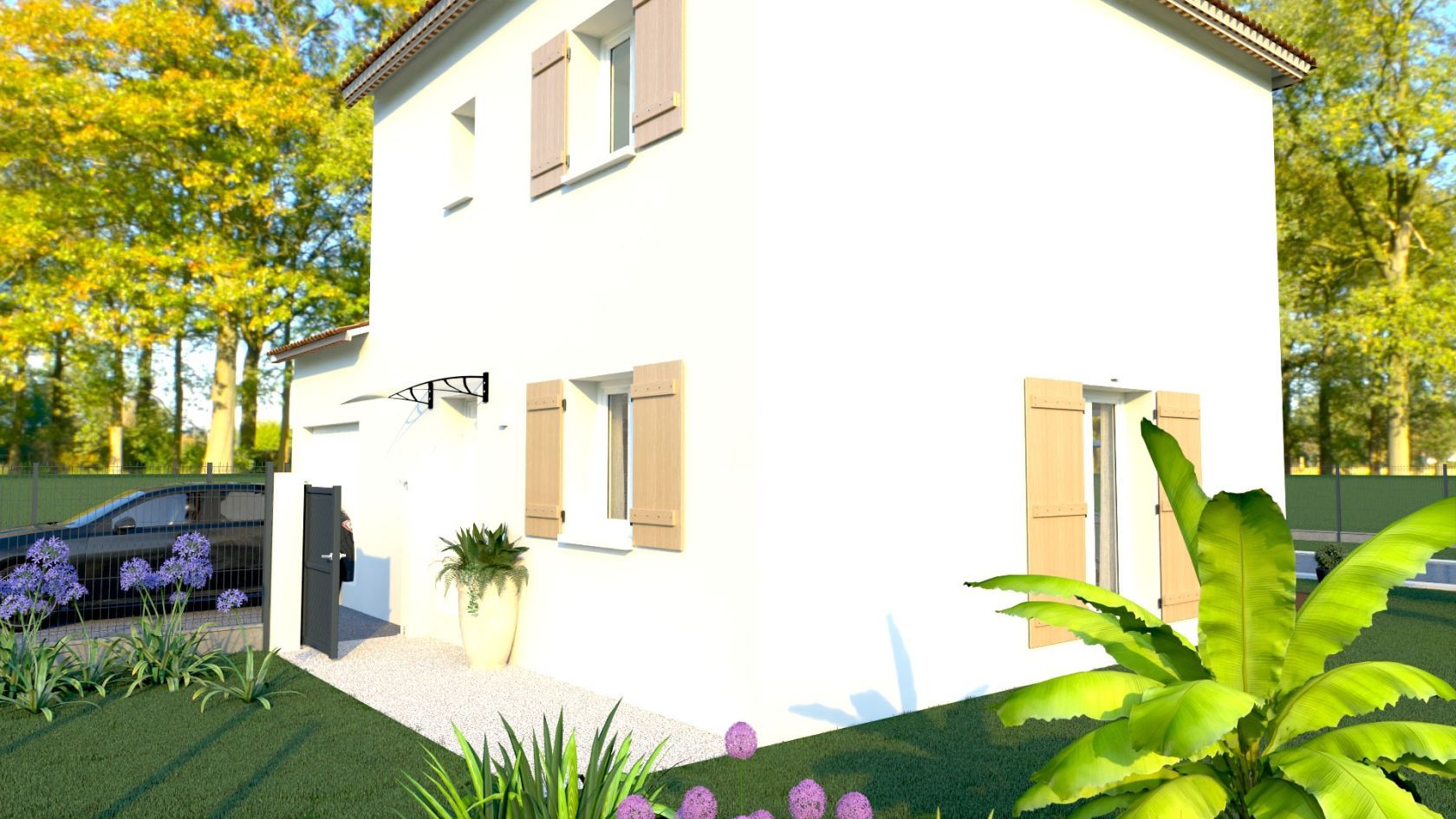 Belle maison à construire de 98m2 à PEYROLLES-EN-PROVENCE