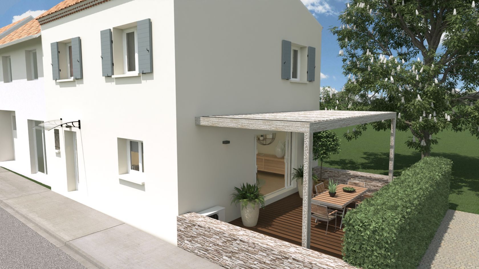 terrain à construire de 83m2 en vente à LA FARE-LES-OLIVIERS (13580)